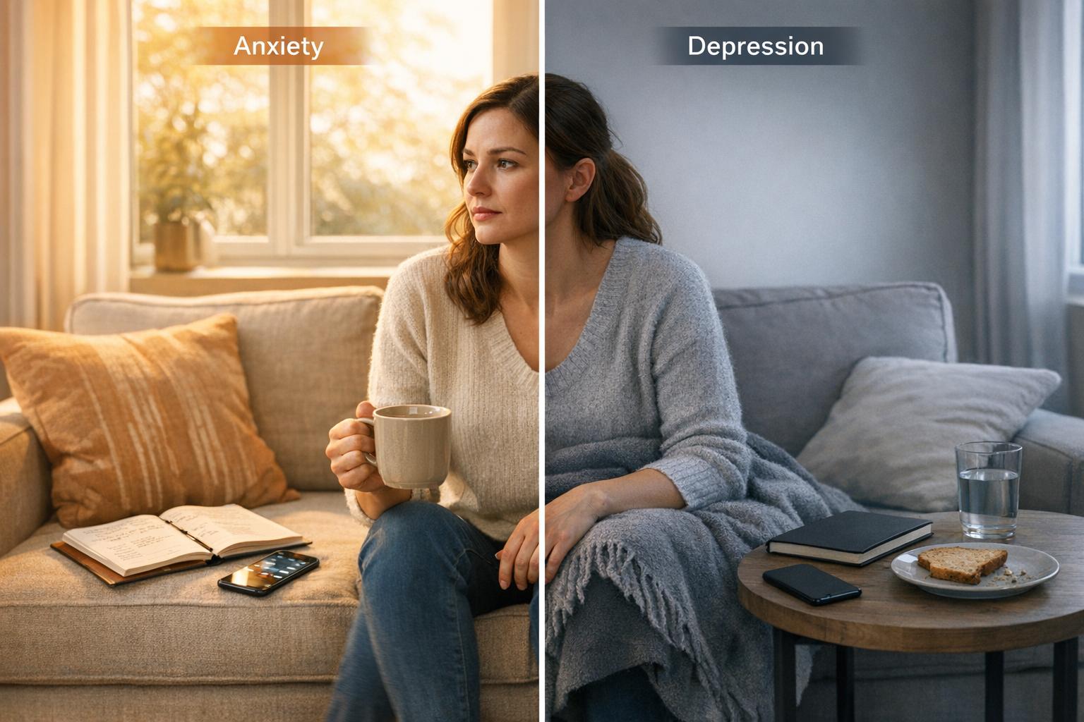Anxiety vs Depression: Key Differences Explained