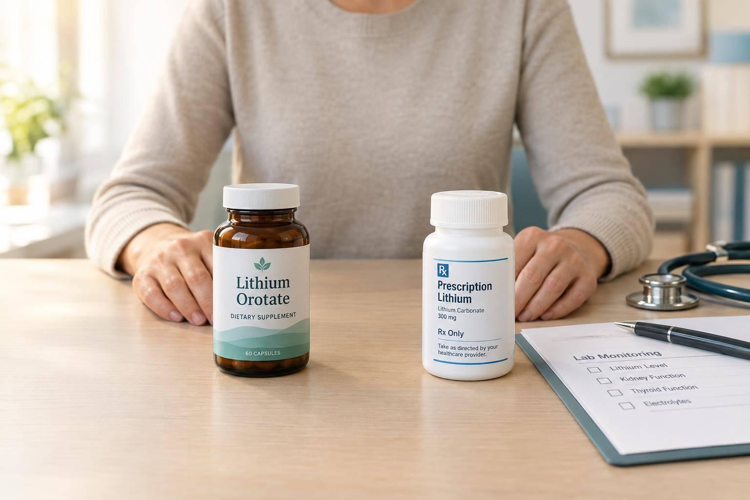 Lithium Orotate vs. Prescription Lithium: What the Evidence Actually Supports